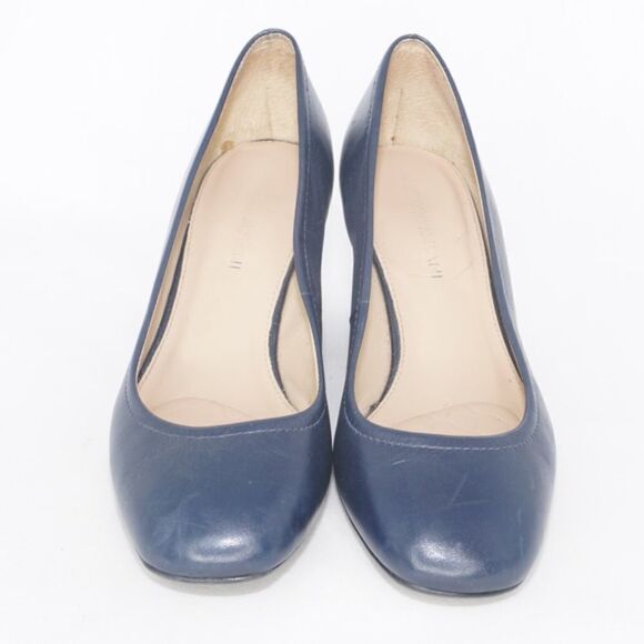 Antonio Melani ‘Claire’ Blue Round Toe Wedges, Size 7 - Picture 2 of 10